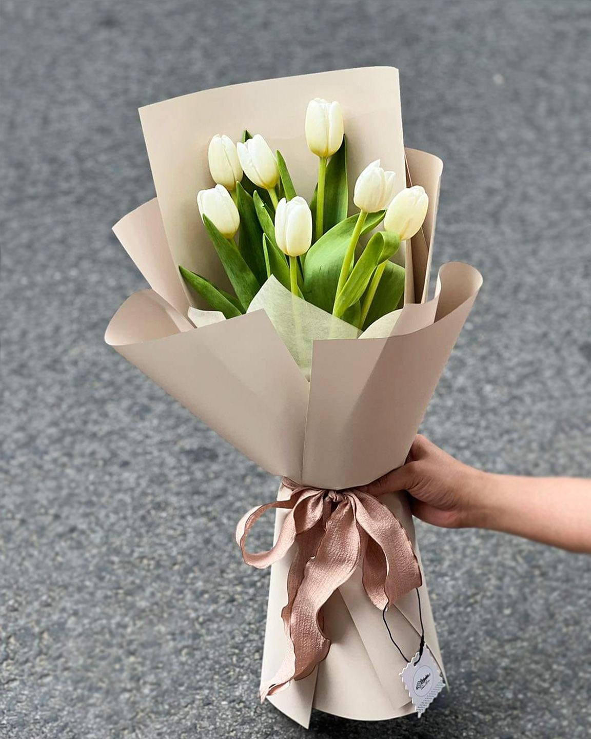 Bó Hoa Baby Tulip Trắng Bó Hoa Baby Tulip Trắng